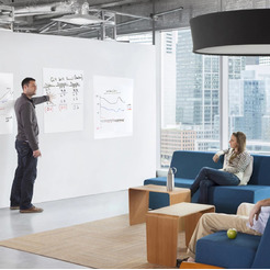 Маркерная доска BRAUBERG Classic 90х200 см 237836