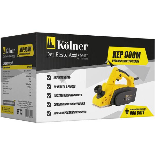 Рубанок Kolner KEP 900M (кн900м)