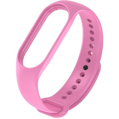 Ремешок Bingo Silicone для XIAOMI Mi Band 5/6/7 Светло-розовый