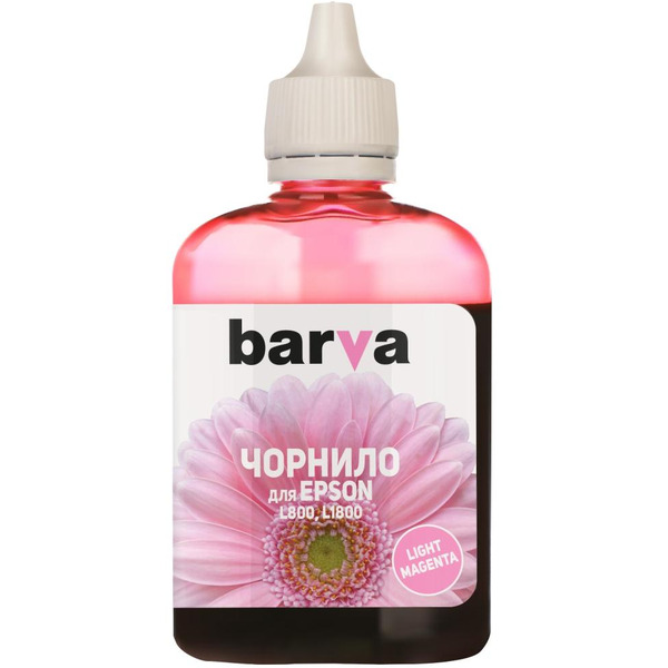 Чернила BARVA L800-418 EPSON L800/L810/L850/L1800 (T6736) LIGHT MAGENTA 90 г
