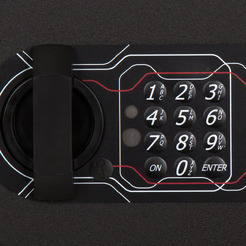 Сейф мебельный BRABIX SF-280EL (291149)