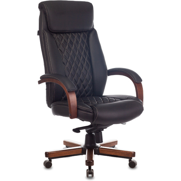 Кресло Бюрократ T-9924WALNUT (черный)