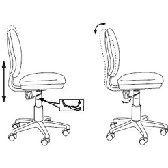 Компьютерное кресло Бюрократ CH-W213/TW-96-1 (оранжевый)