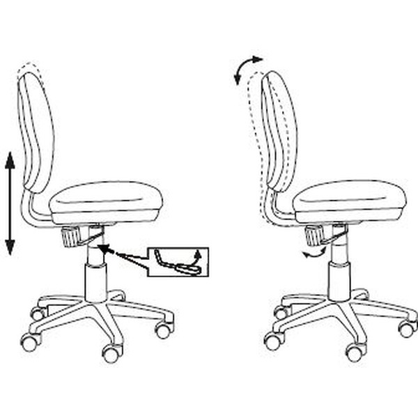 Компьютерное кресло Бюрократ CH-W213/TW-96-1 (оранжевый)