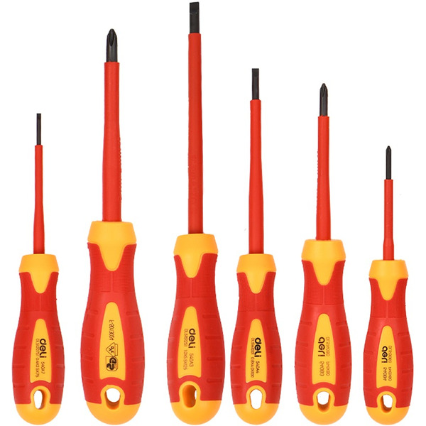 Набор отверток диэлектрических Deli EDL510006T