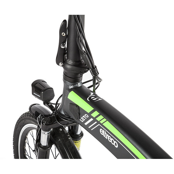 Велогибрид Eltreco Leto (черный/синий)