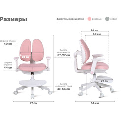 Кресло детское YOKA YC-33-2 Niko (розовый)