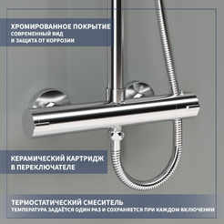 Душевая система Lauter Mist 21SH20918-2