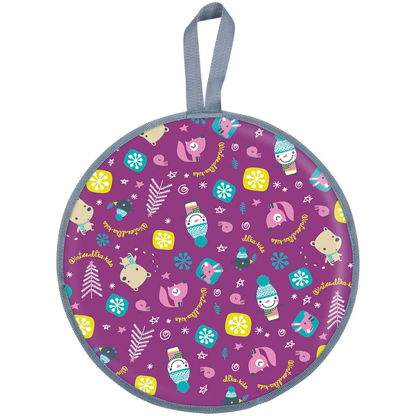 Санки-ледянка НИКА Л45 (зимний баклажановый)