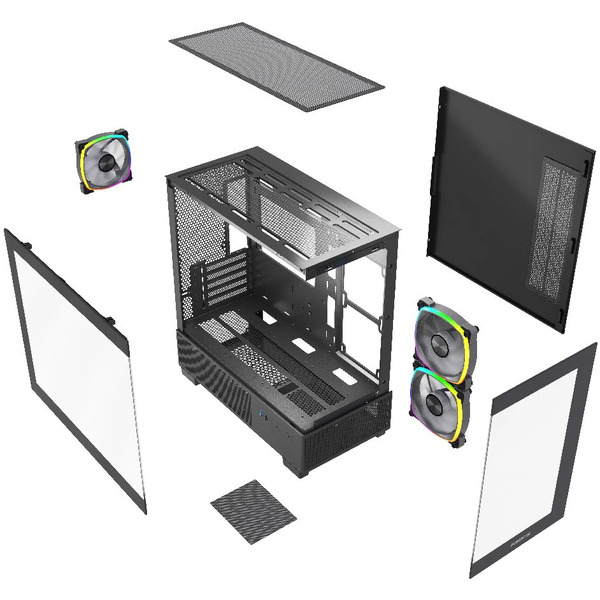 Корпус Powercase Vision Micro M3B CVMMB-A3