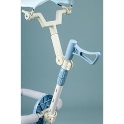 Самокат детский Ricos T-Rex JSCML603B (белый/голубой)