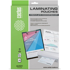 Пленка для ламинирования Cactus CS-LPGA47525