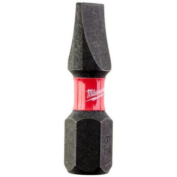 Бита для шуруповерта MILWAUKEE Shockwave SL1.2*6.5 25mm (2 шт.)