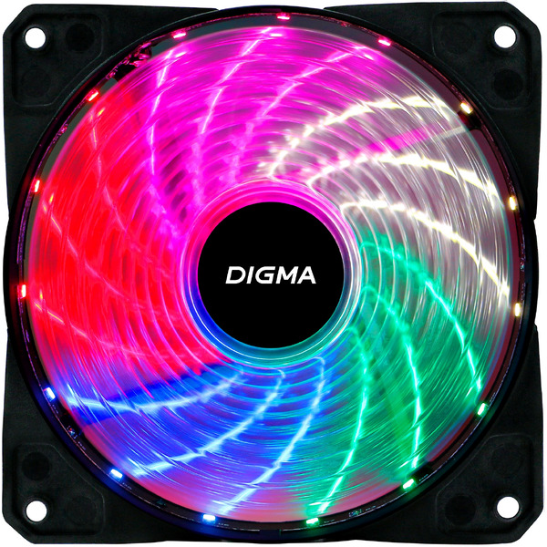 Вентилятор для корпуса Digma DFAN-FRGB2