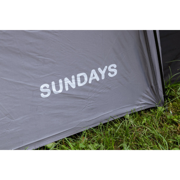 Палатка Sundays ZC-TT020-4P (2+2) (темно-серый/желтый)