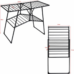 Сушилка для белья Laima Home Quatro Black 700475