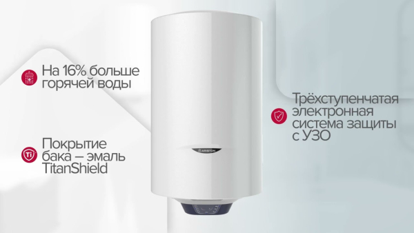 Водонагреватель Ariston ABS BLU1 EСO PW 50 V SLIM