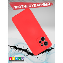 Бампер Bingo Liquid TPU для XIAOMI Redmi Note 12 4G Красный