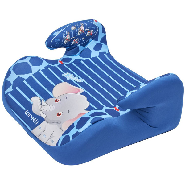 Автокресло Lorelli Topo Comfort Blue Elephant