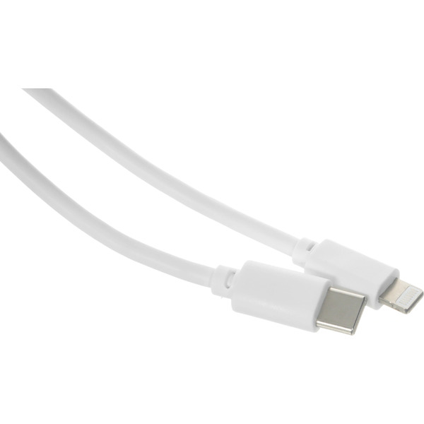 Кабель Buro USB Type-C Lightning PD18W (1 м, белый)