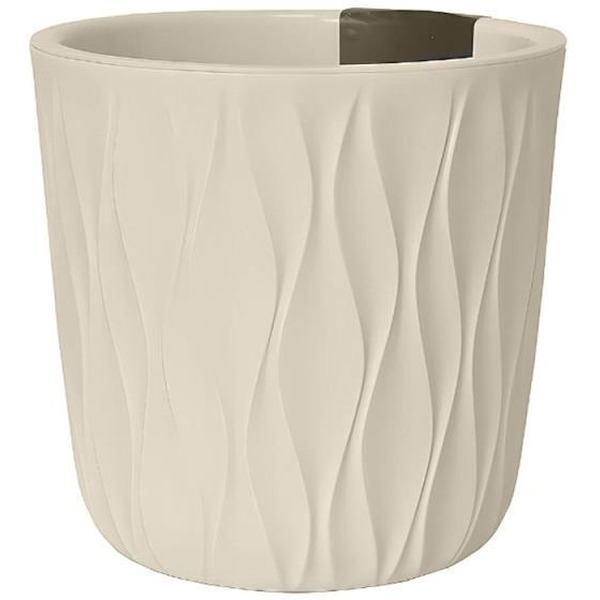 Горшок для цветов с дренажной вставкой Полимербыт Desert 11,2л 4386707