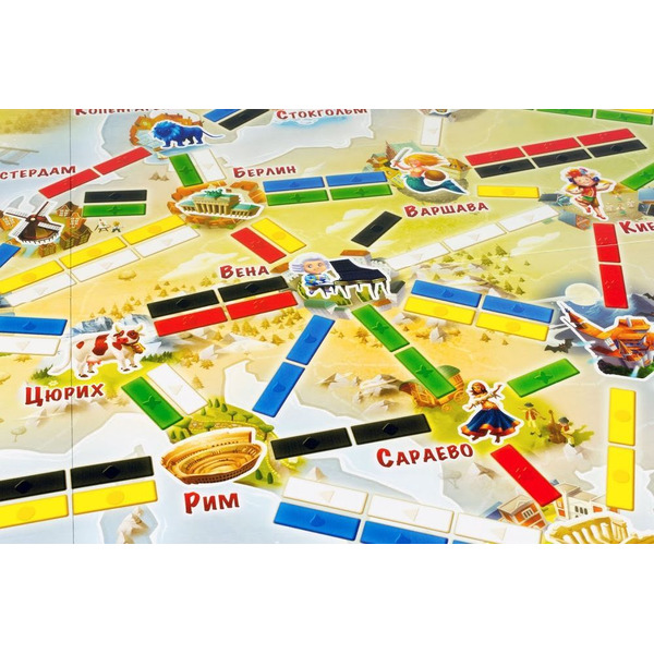 Настольная игра Hobby World Ticket to Ride Junior: Европа