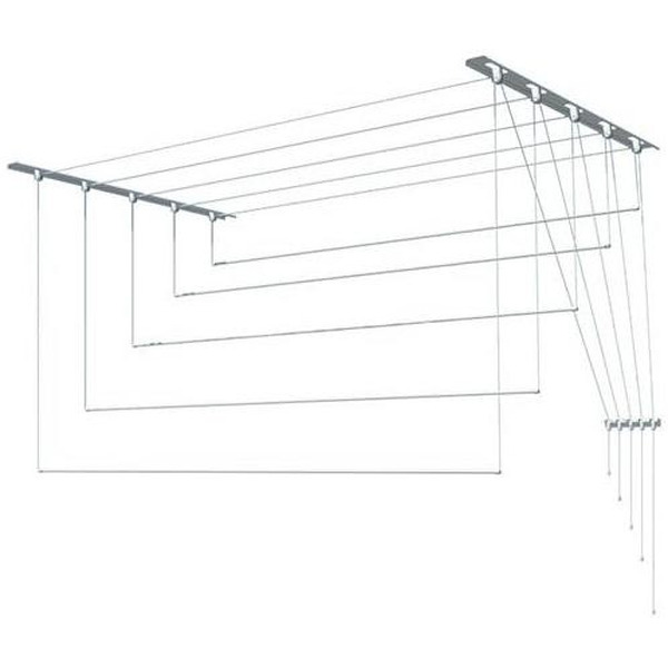 Сушилка для белья потолочная Лиана 2.2м, металл