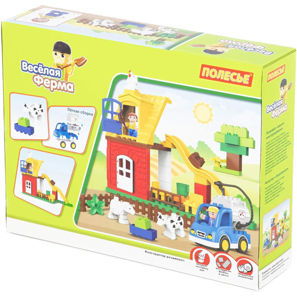 Конструктор Полесье 77578 Весёлая ферма