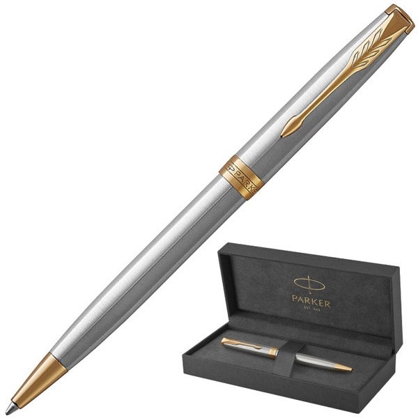 Ручка шариковая Sonnet Core Stainless Steel GT PARKER 142363 / 1931507