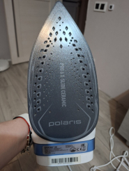 Утюг POLARIS PIR 2860AK 3m (белый/синий)