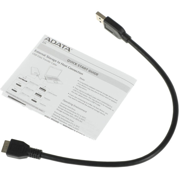 Внешний накопитель ADATA HV320 AHV320-2TU31-CWH 2TB (белый)