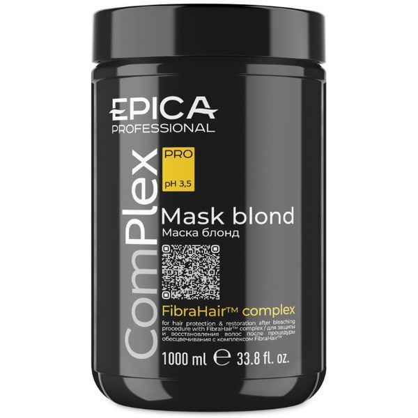 Маска для защиты волос после процедуры обесцвечивания EPICA Professional ComPlex PRO 1000 мл. 91411