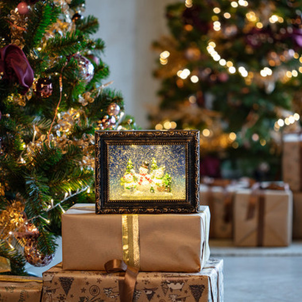 Декоративный фонарь с эффектом снегопада и подсветкой NEON-NIGHT Картина 501-163