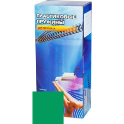 Пластиковые пружины Office Kit 6мм / BP2005 (100шт, зеленый)