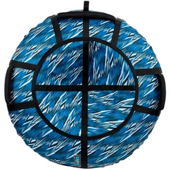 Тюбинг SnowDream Glamour S 120 см (молнии синие)