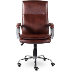 Кресло Brabix Premium Cuba EX-542 (экокожа/коричневый)