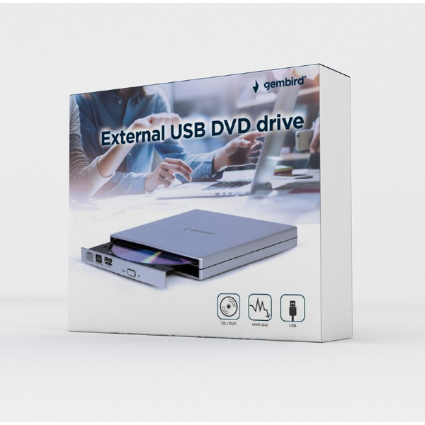 DVD привод Gembird DVD-USB-02-SV