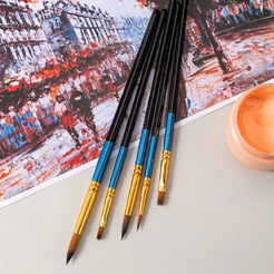 Набор кистей Deli EC406 (5 шт, синтетика)