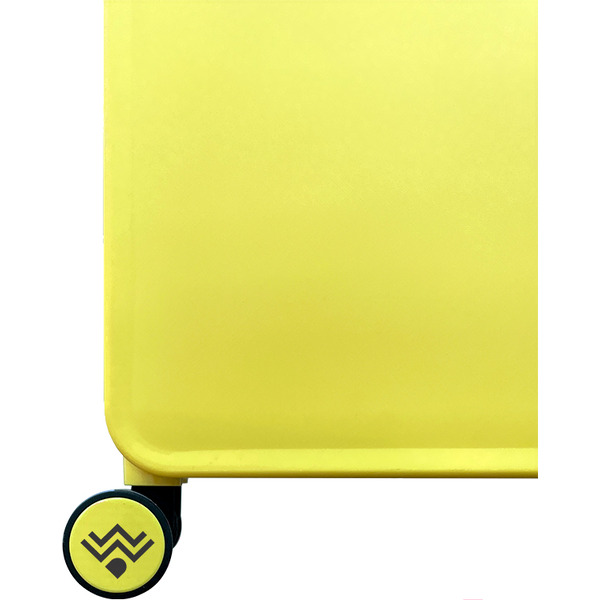 Чемодан DoubleW 005# (S, желтый)