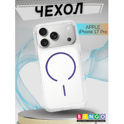 Бампер Bingo Thin Circle для APPLE iPhone 17 Pro Фиолетовый