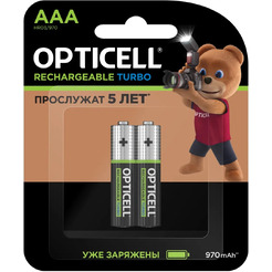 Аккумулятор Opticell Turbo ААА 970 mAh (2шт)