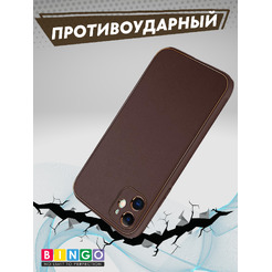 Чехол-накладка Bingo Gold Line для APPLE iPhone 11 (кофейный)