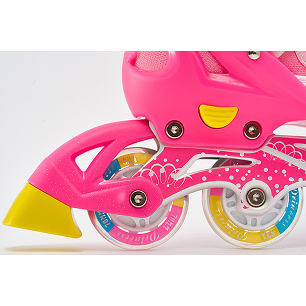 Роликовые коньки Sundays PW-153B-5D (р 37-40) розовый