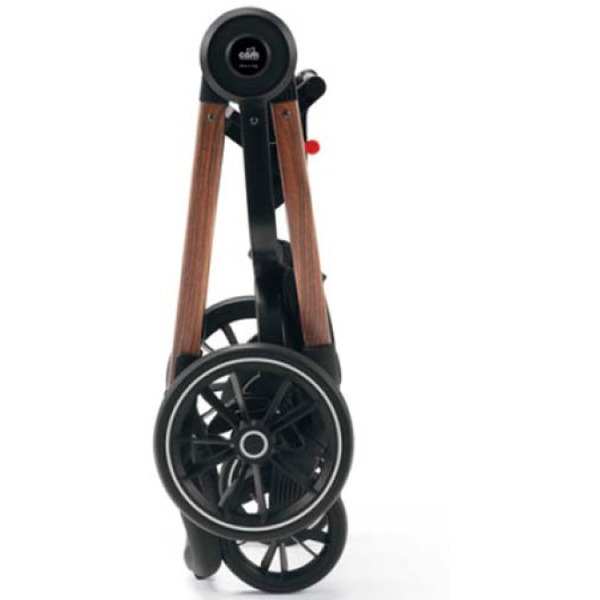 Универсальная коляска CAM Milano (2 в 1, темно-серые полосы/дерево венге)