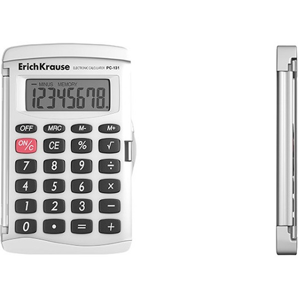 Калькулятор Erich Krause PC-131 Classic 62015 (белый)