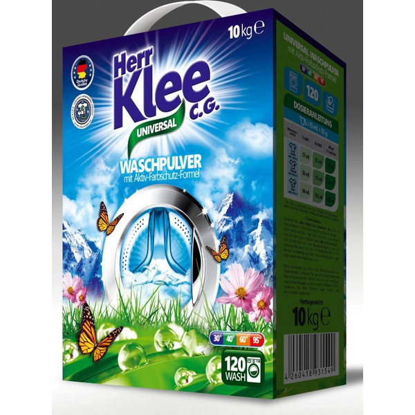 Универсальный стиральный порошок Clovin Herr Klee C.G. Universal 10 кг (коробка)