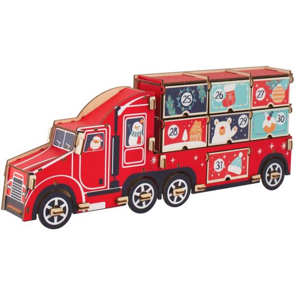 Адвент-календарь для мальчиков WOODY Машина 08323