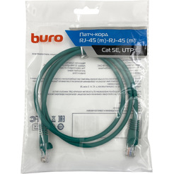 Патч-корд Buro UTP-5E-1M-GR