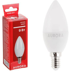 Лампа светодиодная AURORA C37 E14 9W 4500K (A200-017)