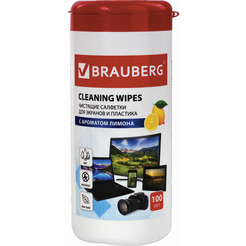 Салфетки для экранов всех типов и пластика BRAUBERG 511688